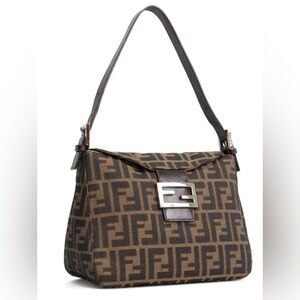 Fendi Vintage Zucca Print Hobo Bag